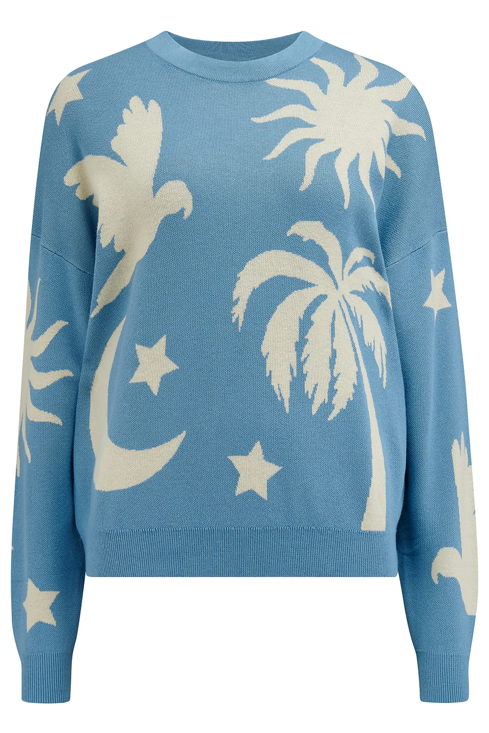 Andi Jumper - Blue/Cream, Tropical Nights - Image 6