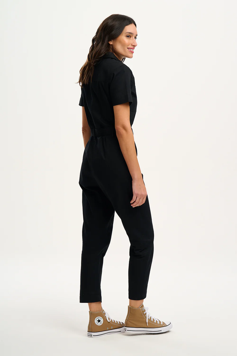 Billy Boilersuit - Black, Leopard Pocket - Image 4
