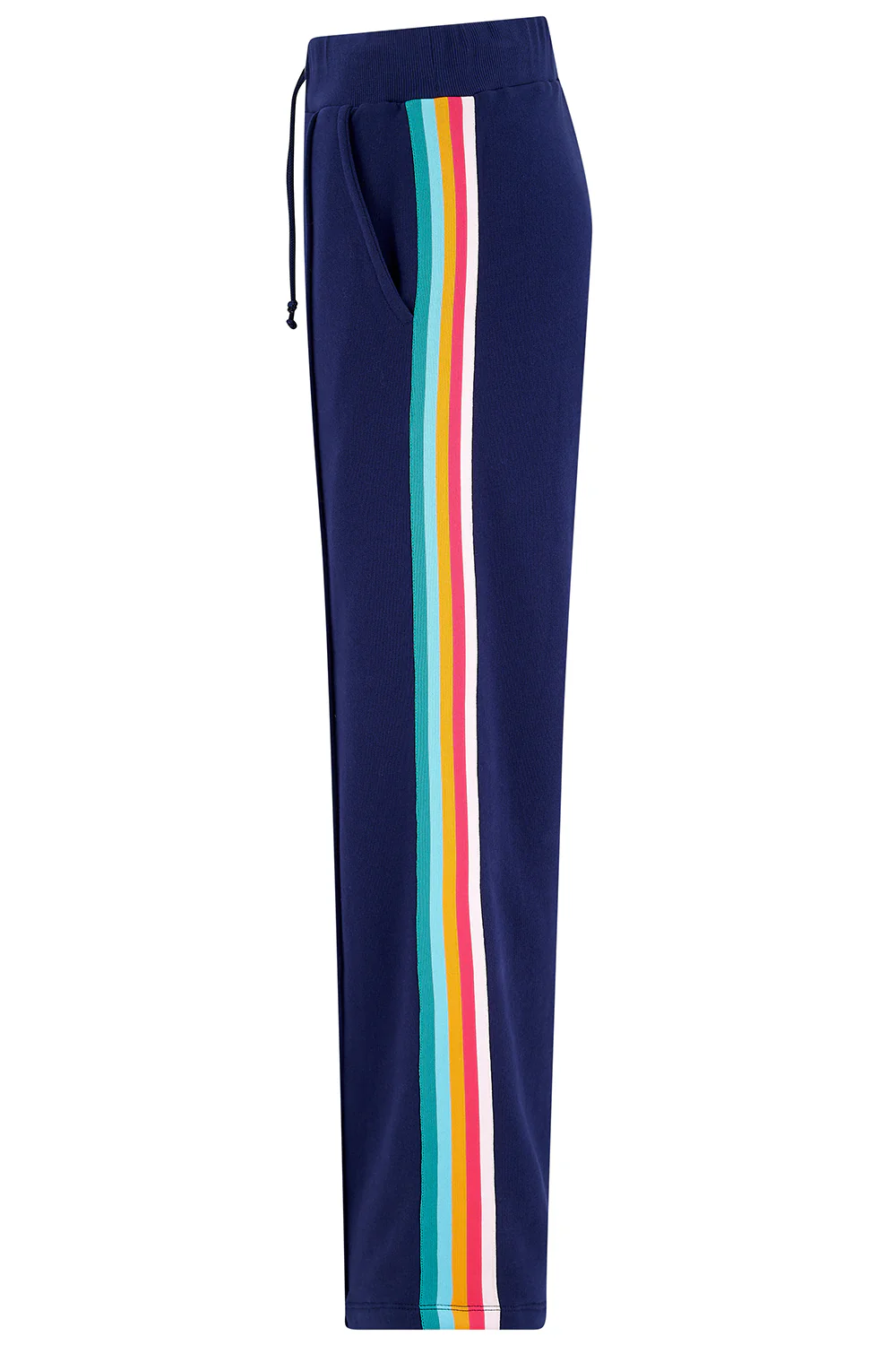 Enya Joggers - Navy, Rainbow Trim - Image 8