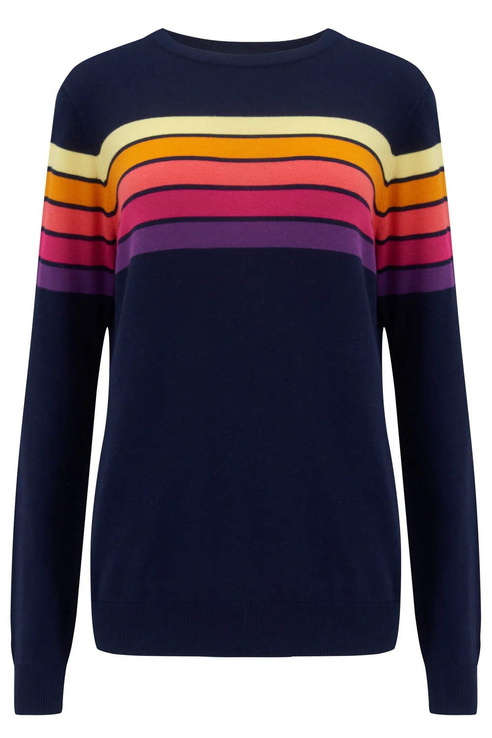 Rita Jumper - Navy, Retro Stripes - Image 6