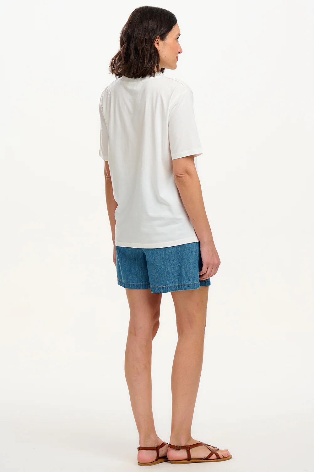 Kinsley Relaxed T-Shirt - Off White, Mirrored Jungle - Image 6