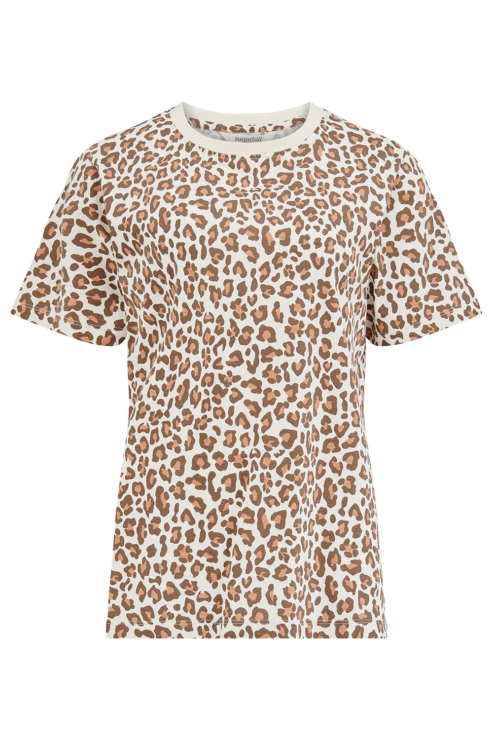 Maggie T-Shirt - Cream, Classic Leopard - Image 6