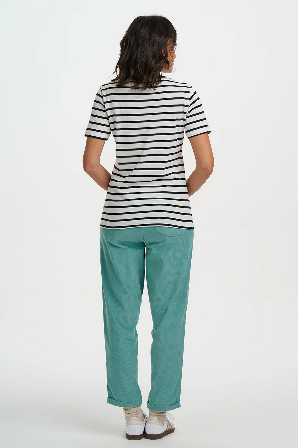 Maggie T-shirt - Off White/Black, Lucky Cat - Image 5