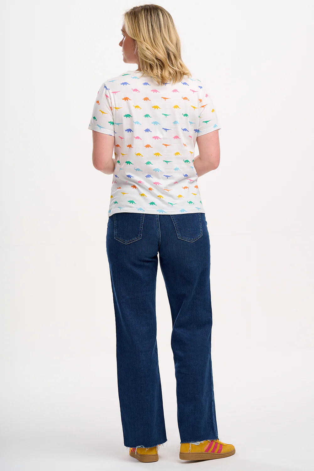 Maggie T-Shirt - Off-White, Rainbow Jurassic Jive - Image 6
