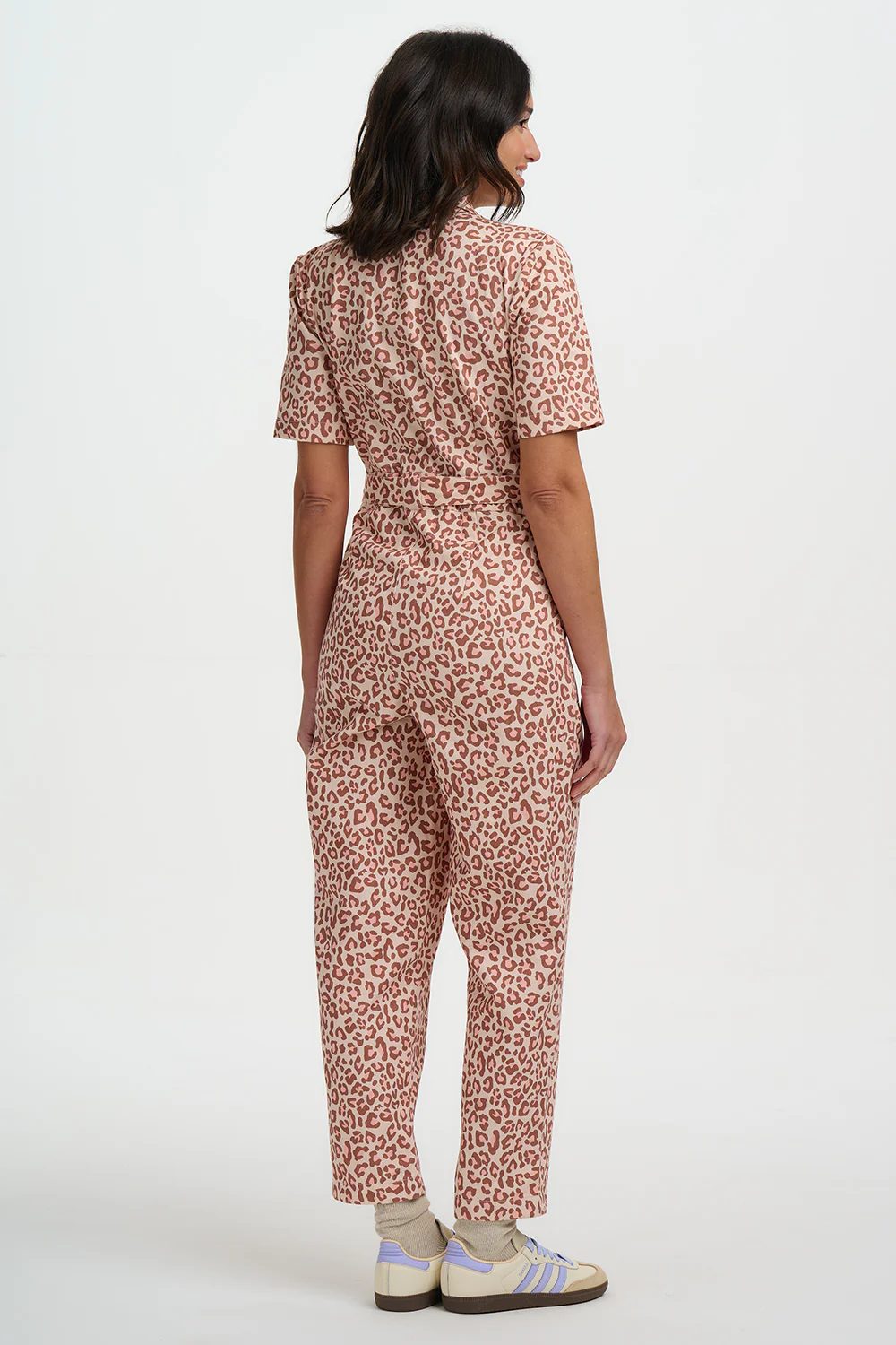 Meredith Boilersuit - Stone, Classic Leopard - Image 4