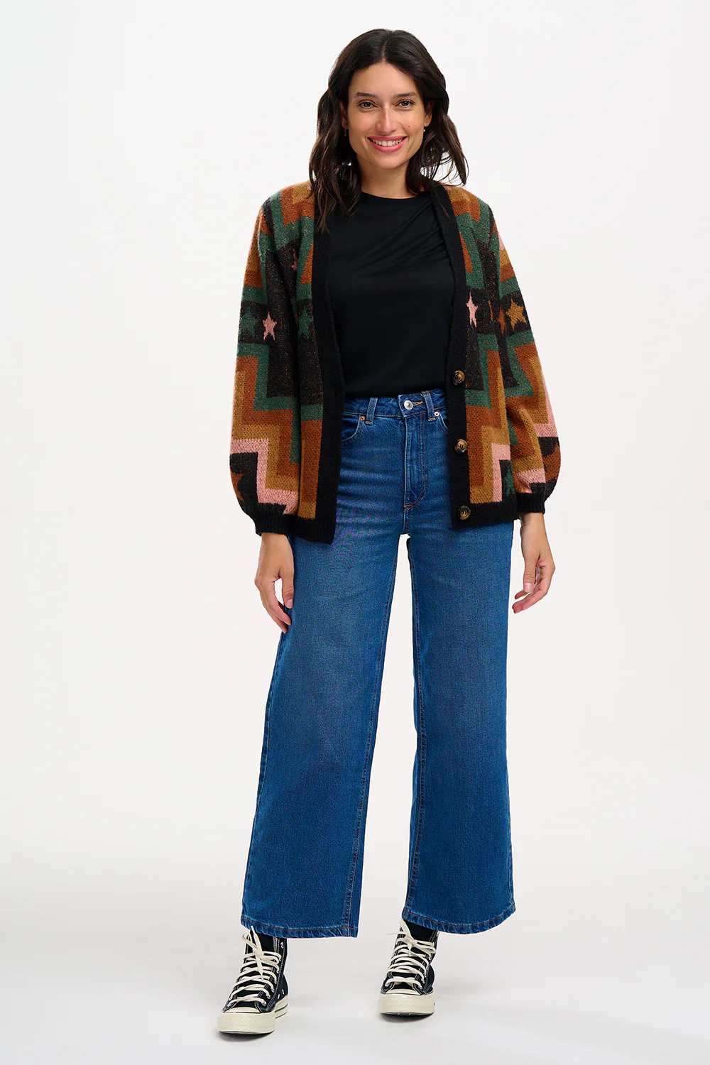 Morganna Cardigan - Multi, Chevron & Stars - Image 5