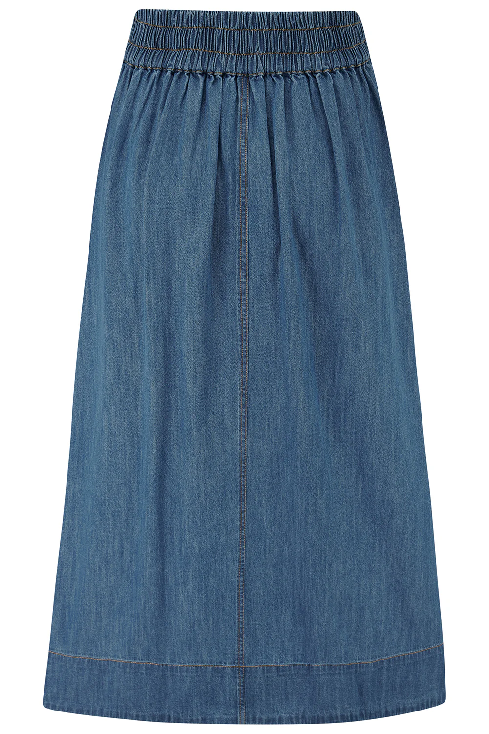 Orianna Skirt - Mid-Blue Denim - Image 7