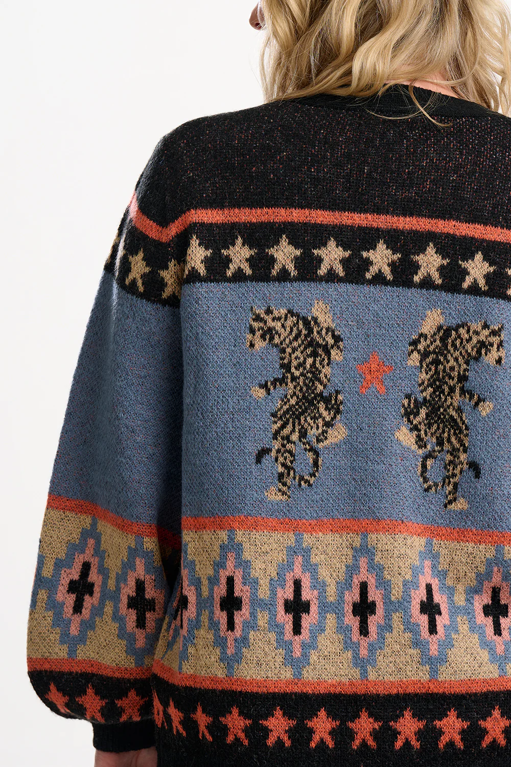 Yvette Cardigan - Multi, Climbing Tigers - Image 3